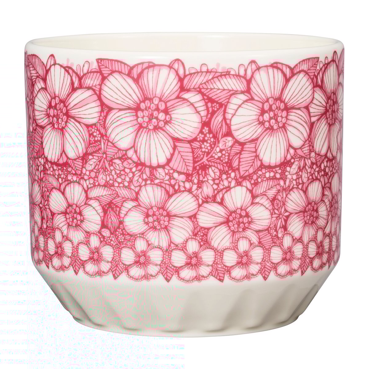 Arabia Huvila flower pot o12 cm | Scandinavian Design | Flower pots | Pink
