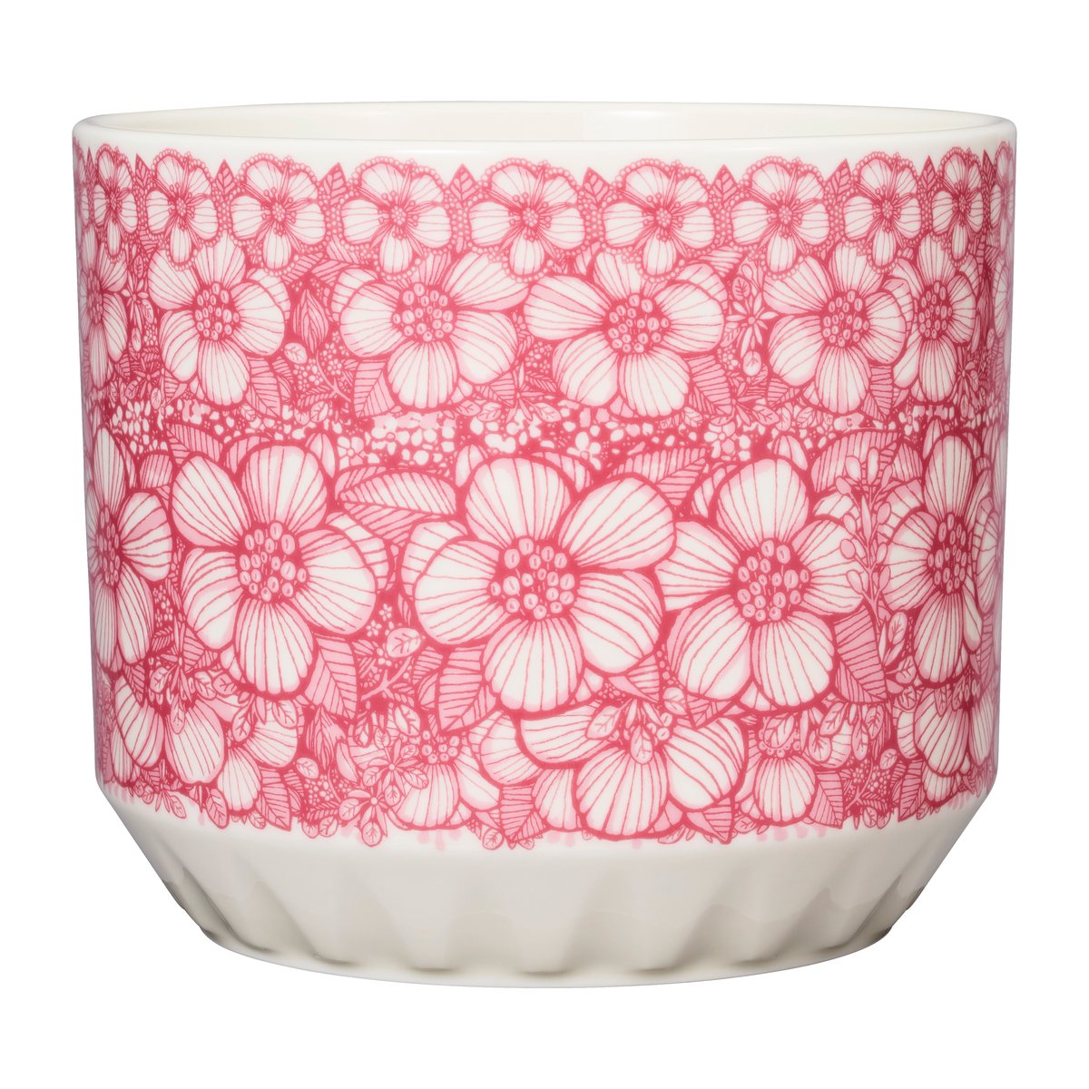 Arabia Huvila flower pot o14 cm | Scandinavian Design | Flower pots | Pink