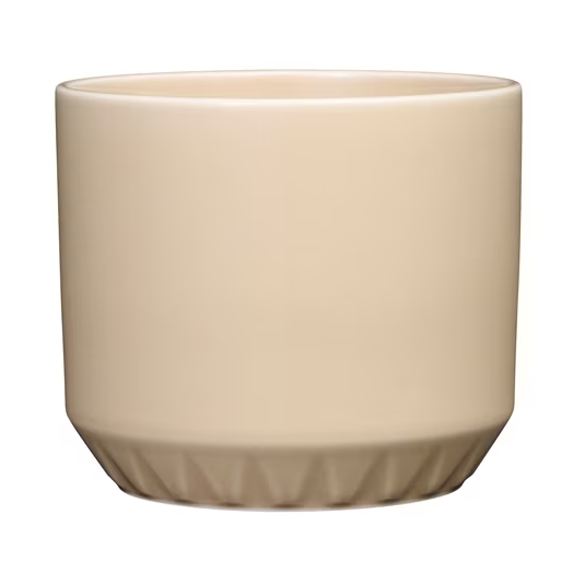 Arabia Ilona flower pot o14x12 cm Sand | Scandinavian Design | Flower pots | Beige