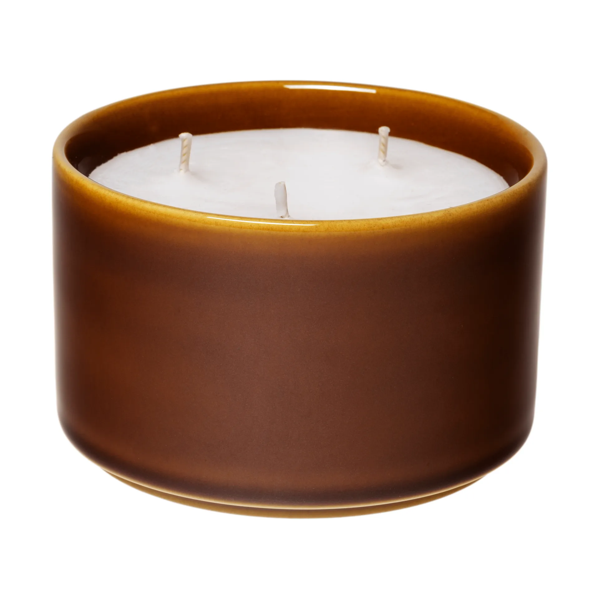Kirnu candle, Glossy brown, 11x7 cm Arabia