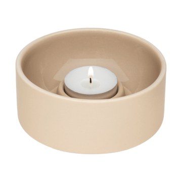 Kirnu candle holder Ø11x5 cm - Beige - Arabia