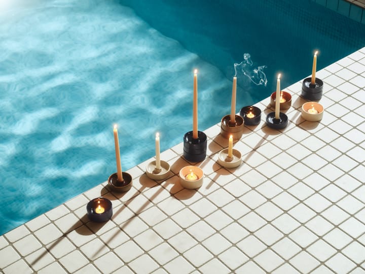 Kirnu candle holder Ø11x5 cm, Beige Arabia