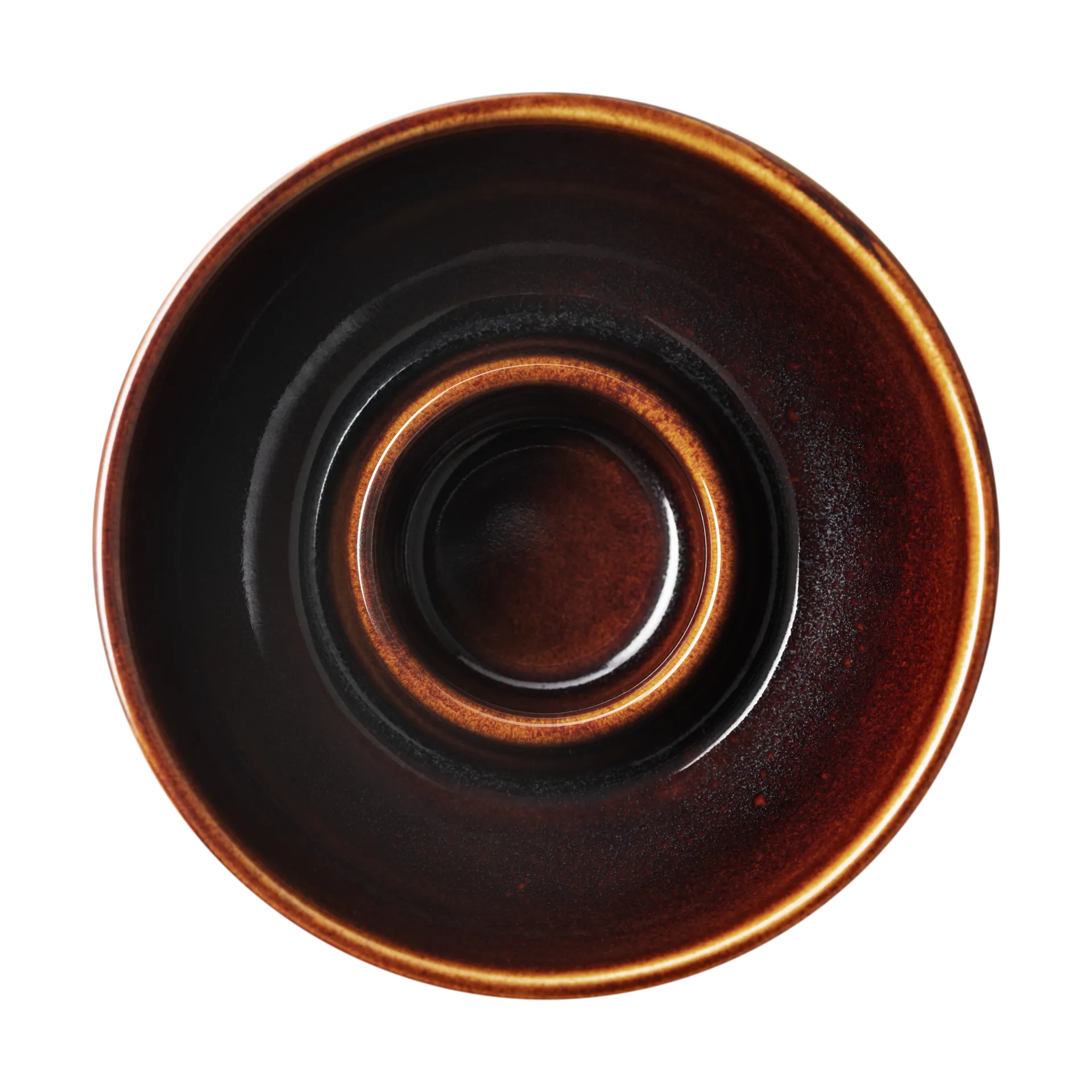 Kirnu candle holder Ø11x5 cm, Brown Arabia