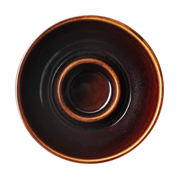 Kirnu candle holder Ø11x5 cm - Brown - Arabia