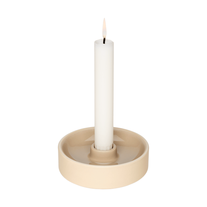 Kirnu candlestick Ø11x3.5 cm, Beige Arabia