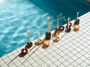 Kirnu candlestick Ø11x3.5 cm - Blue - Arabia