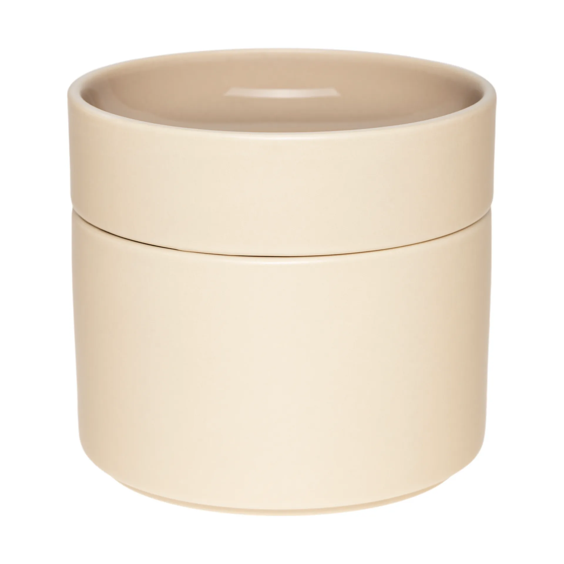 Kirnu decorative jar Ø11x10 cm, Beige Arabia