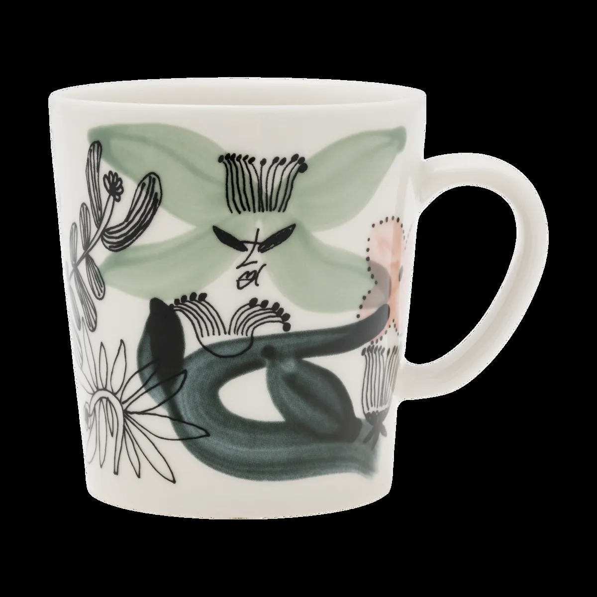 Arabia Kukkamaa mug 30 cl Green