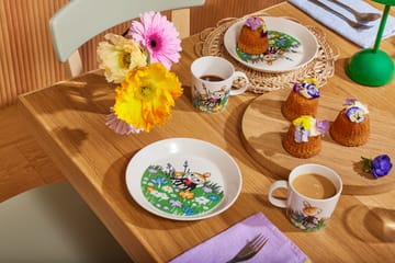Little My and meadow Moomin mug - White-multi - Arabia