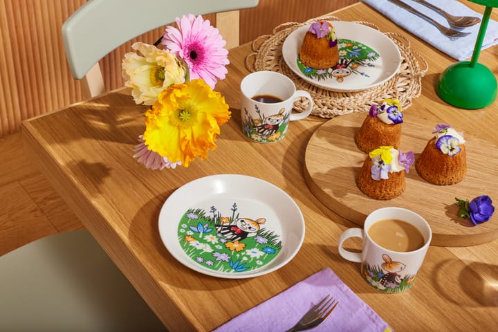 Little My and meadow Moomin mug - White-multi - Arabia