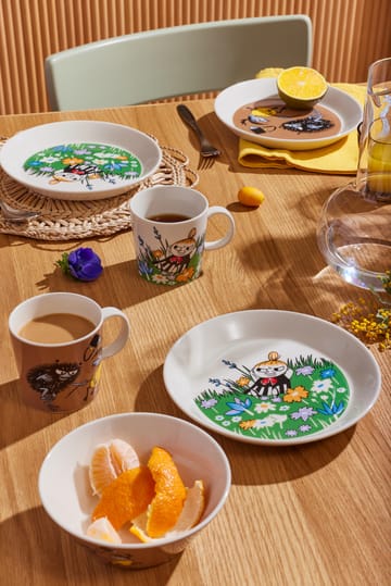 Little My and meadow Moomin plate - White-multi - Arabia