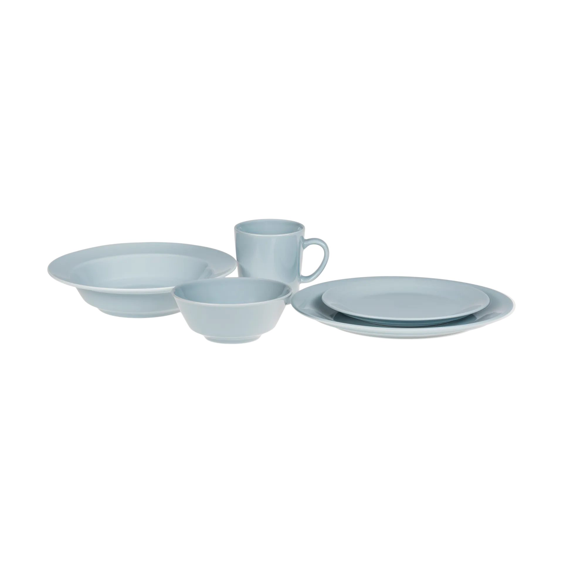 Mainio deep plate Ø22 cm, Winter Blue Arabia