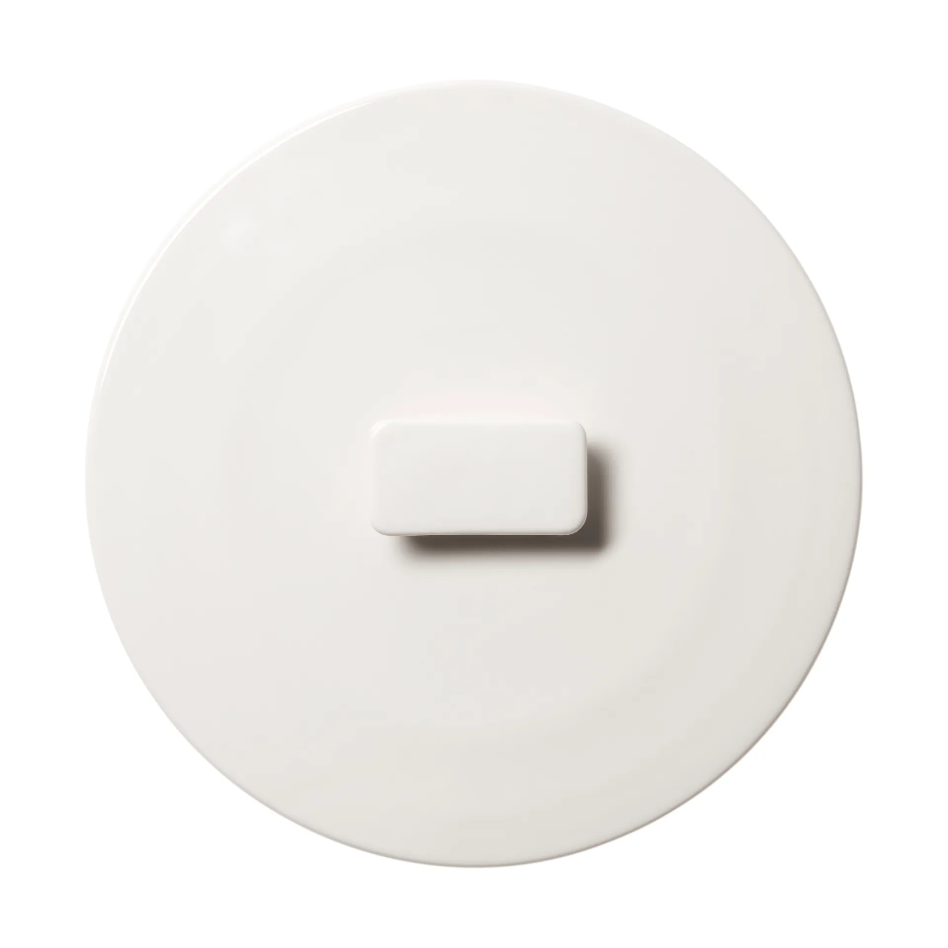 Mainio lid for oven dish, White, round, 2 l Arabia