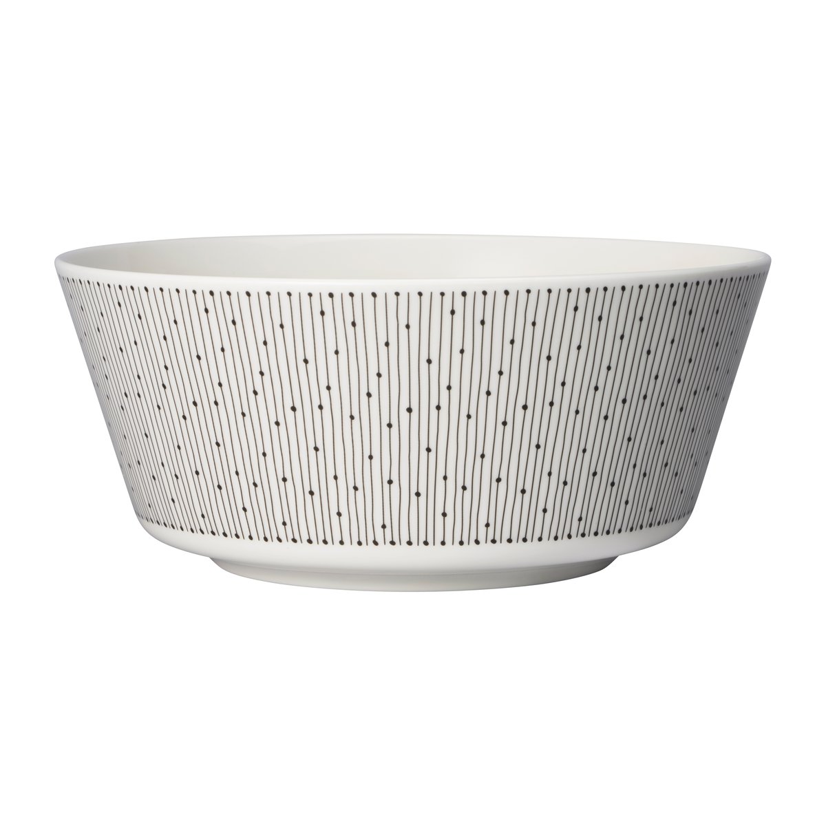 Arabia Mainio Sarastus bowl o23 cm Black-white | Scandinavian Design | Serving bowls | Black