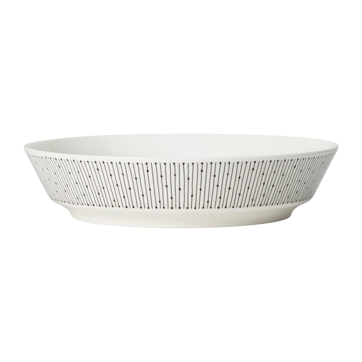 Arabia Mainio Sarastus deep plate o23 cm Black-white