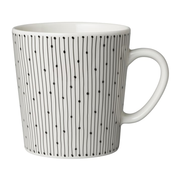 Mainio Sarastus mug 30 cl - Black-white - Arabia