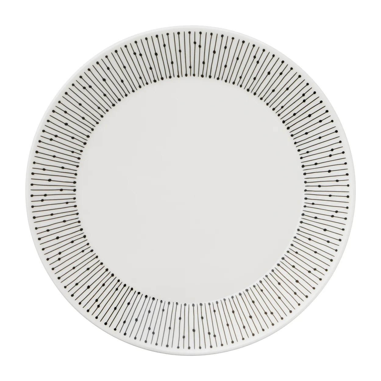 Arabia Mainio Sarastus plate o19 cm Black-white | Scandinavian Design | Small plates & side plates | Black