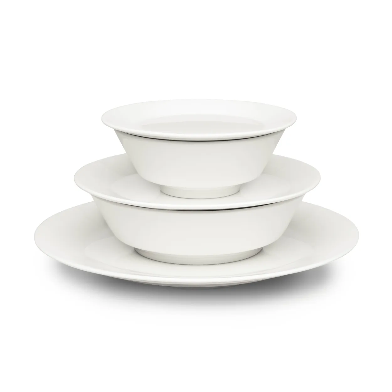 Arabia Mainio starter set 5 pcs White | Scandinavian Design | Table settings & starter sets | White