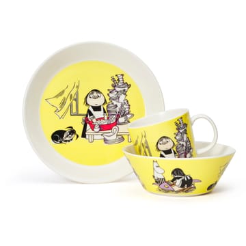 Misabel yellow Moomin plate - yellow - Arabia