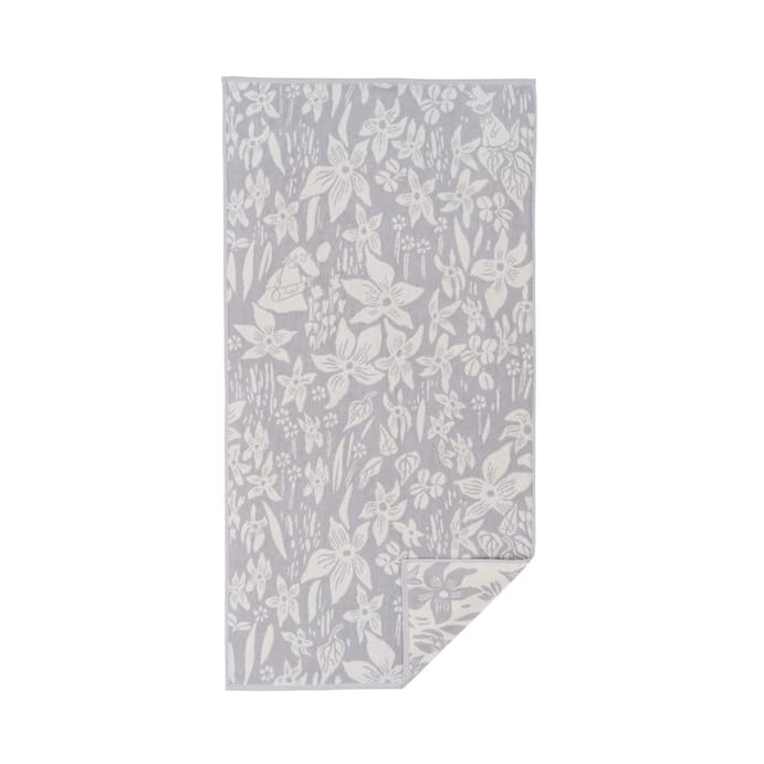 Moomin bath towel 70x140 cm - Lily - grey - Arabia