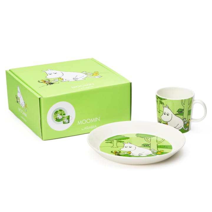 Moomin children's dinnerware - green - Arabia