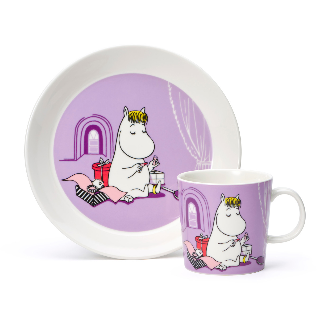 Plate Porcelain Arabia 1023462 Moomin Children's Sets 