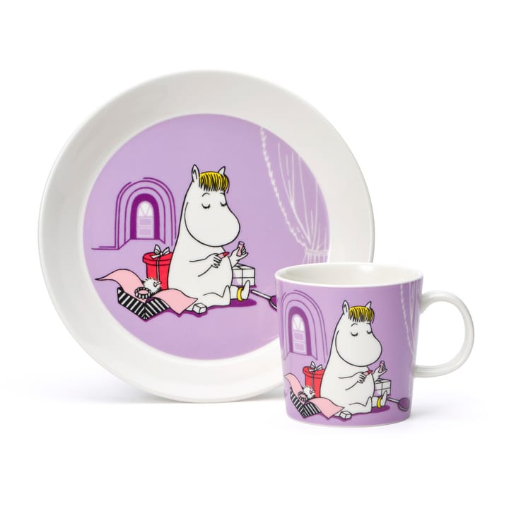 Moomin children's dinnerware - Snorkmaiden purple - Arabia