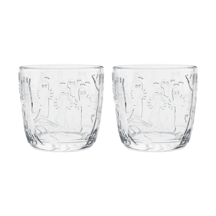 Moomin drinking glass 28 cl 2-pack - Clear - Arabia