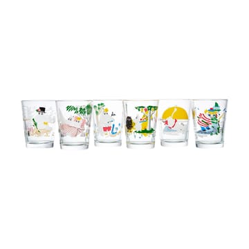 Moomin glass 22 cl - We're going on vacation - Arabia
