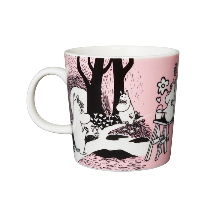 Moomin mug Classic 75 years Limited Edition - love pink - Arabia