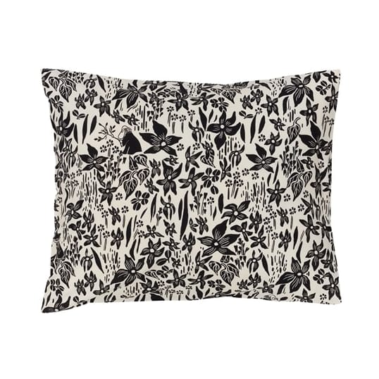 Moomin pillowcase 50x60 cm - Lily - black and white - Arabia
