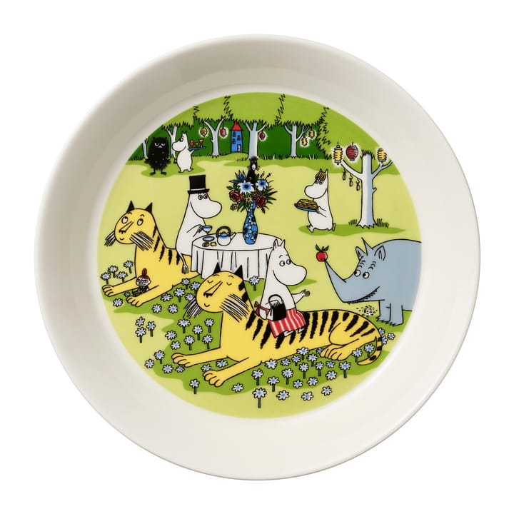 Moomin plate 2023 Garden party - Ø19 cm - Arabia