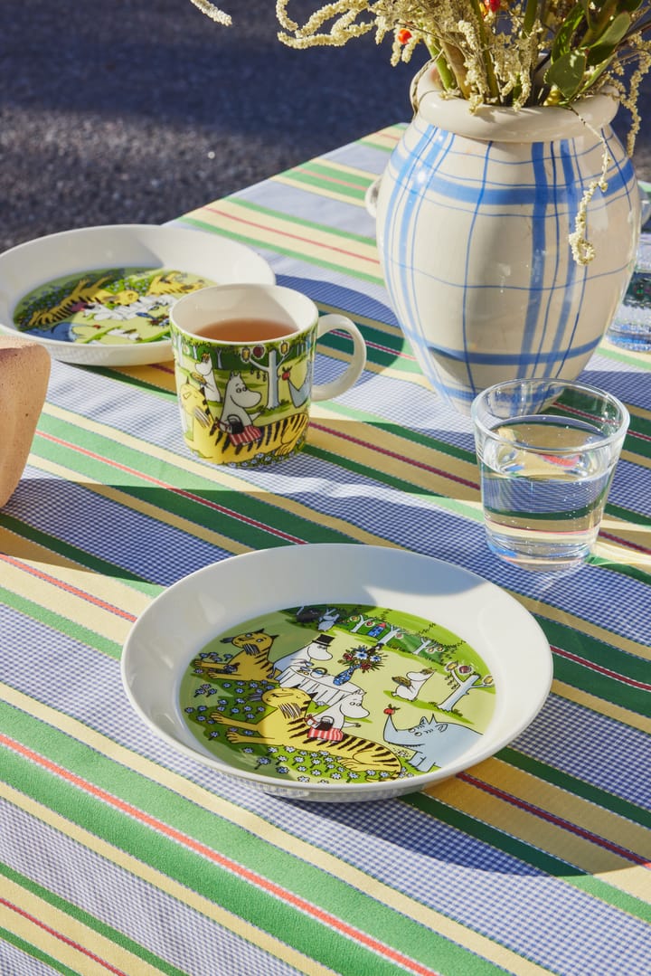 Moomin plate 2023 Garden party - Ø19 cm - Arabia