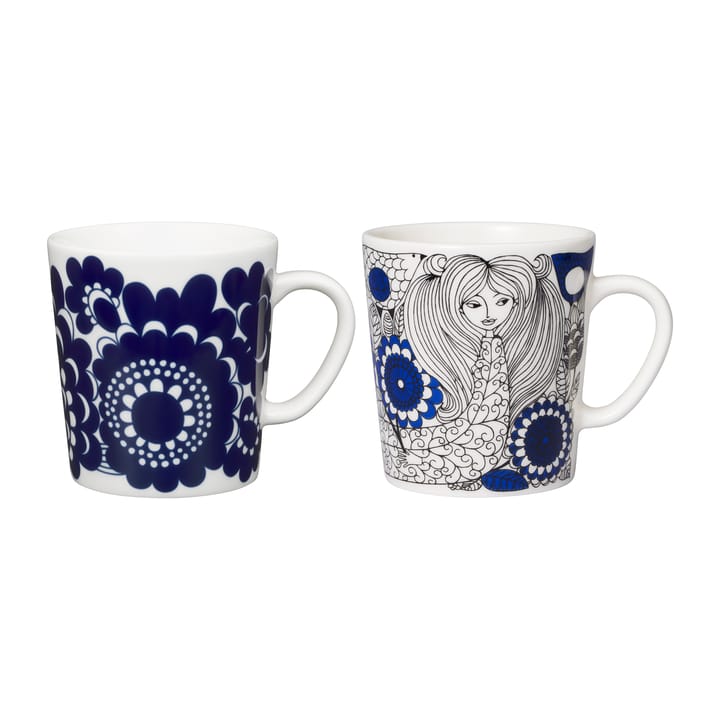 Palargeaali & Esteri Arabia mix set mug 2 pieces - Blue - Arabia
