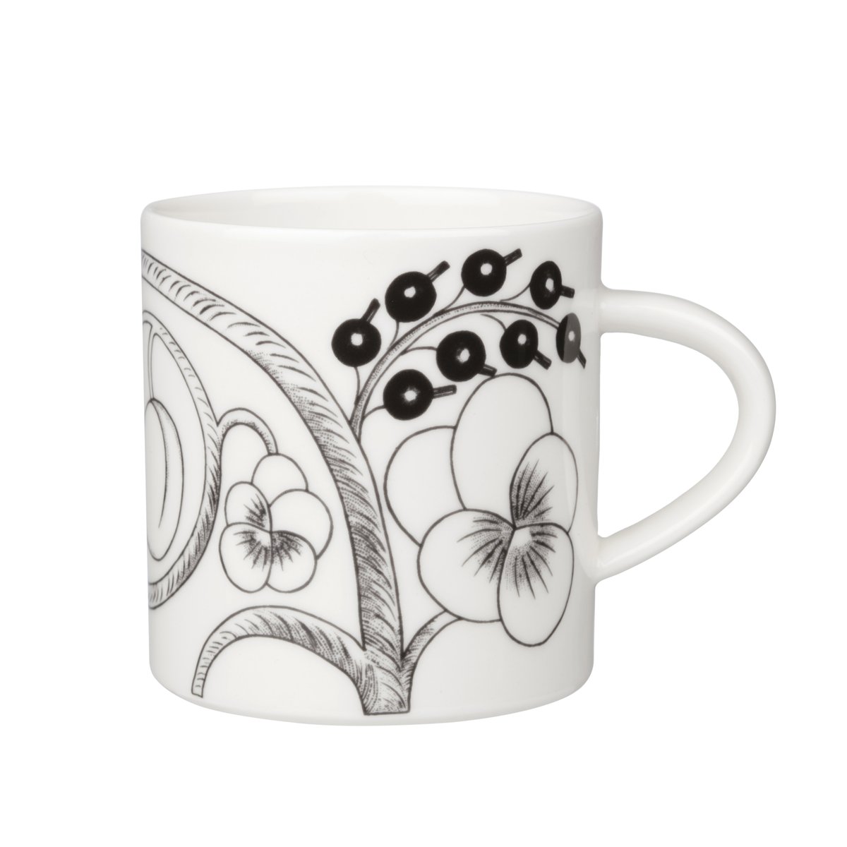 Arabia Paratiisi mug 35 cl Black | Scandinavian Design | Coffee cups | Black