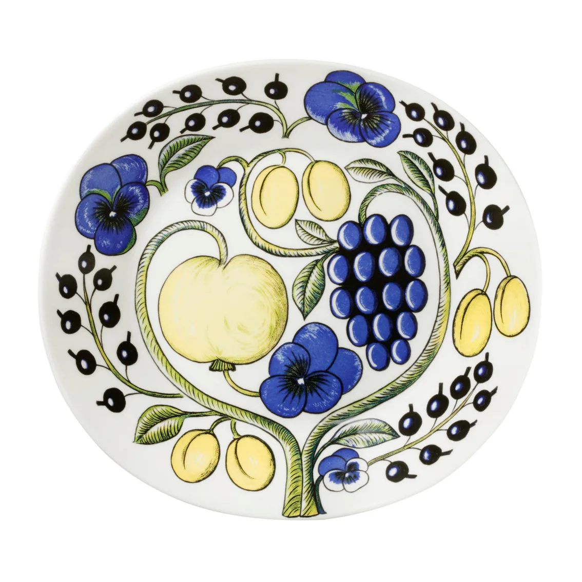 Paratiisi plate oval 25 cm, blue Arabia
