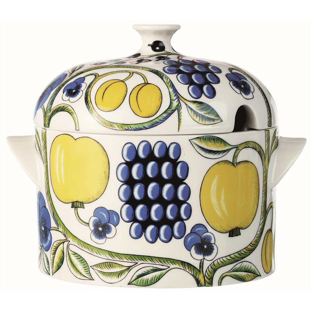 Arabia Paratiisi tureen with lid 2.8 l | Scandinavian Design | Soup tureens | Blue