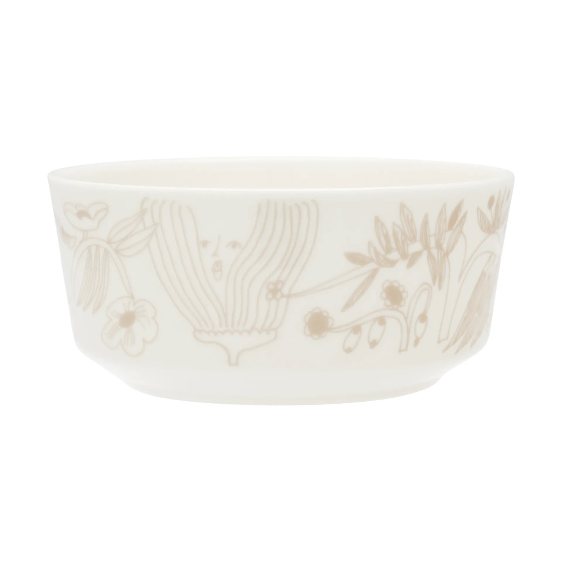 Puutarhurit bowl Ø13 cm, Beige Arabia