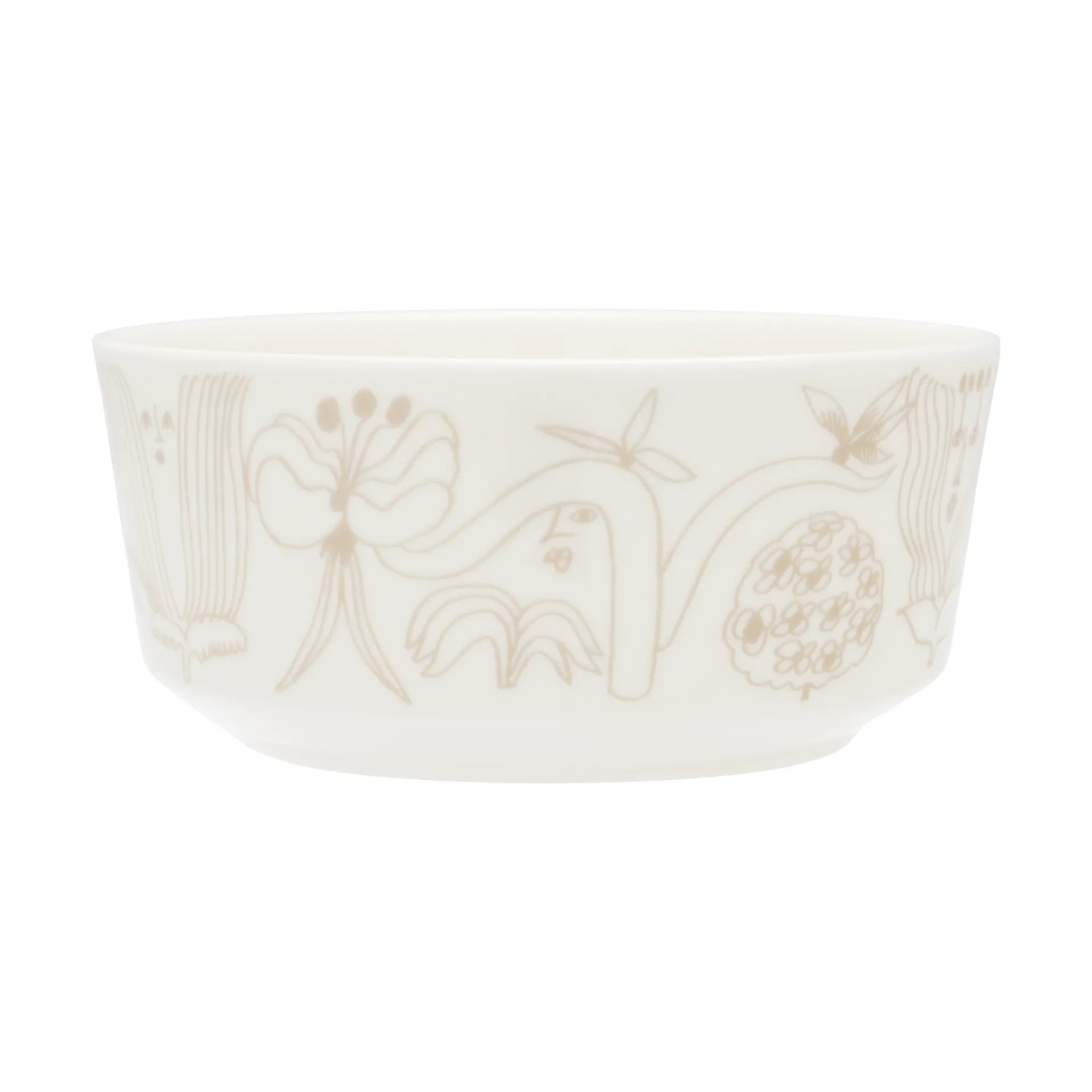 Puutarhurit bowl Ø13 cm, Beige Arabia
