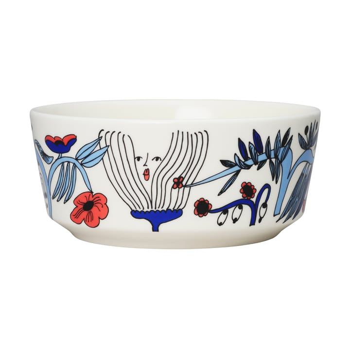Puutarhurit bowl Ø15 cm - Blue-white-red - Arabia