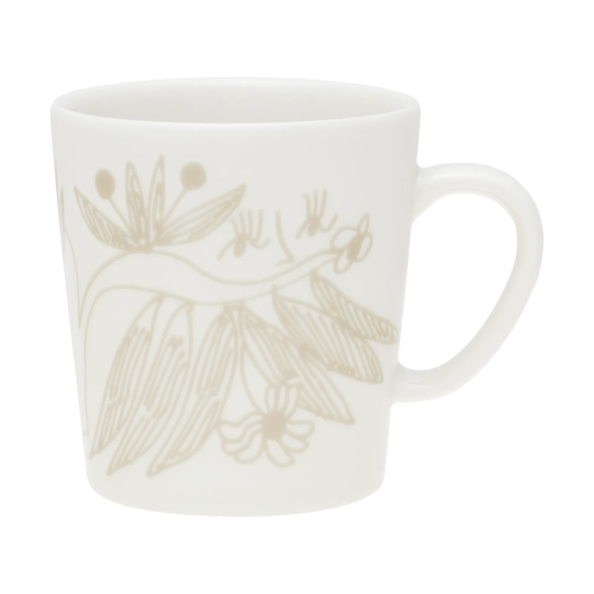 Puutarhurit mug 30 cl, Beige Arabia