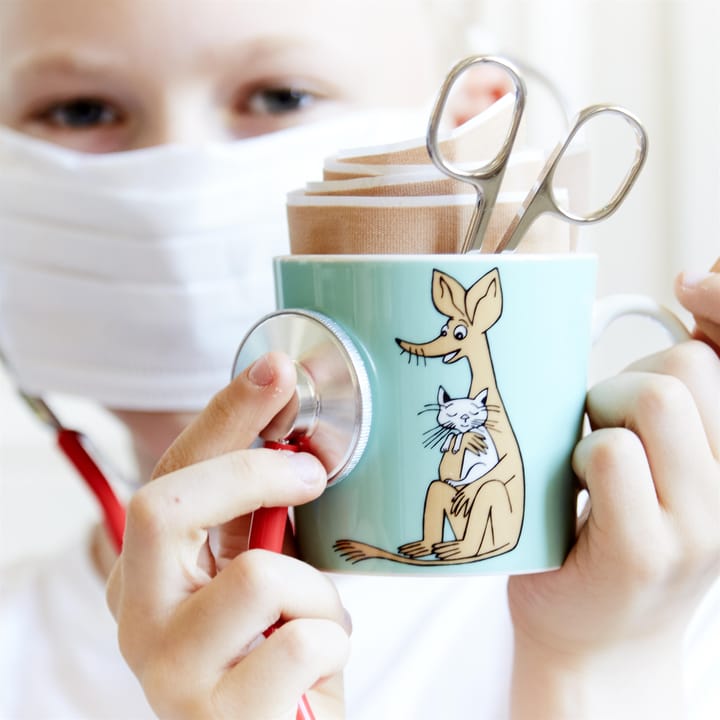 Sniff Moomin mug - turquoise - Arabia