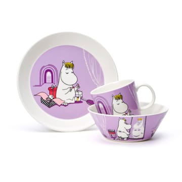 Snorkmaiden purple Moomin plate - purple - Arabia