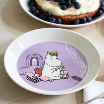 Snorkmaiden purple Moomin plate - purple - Arabia