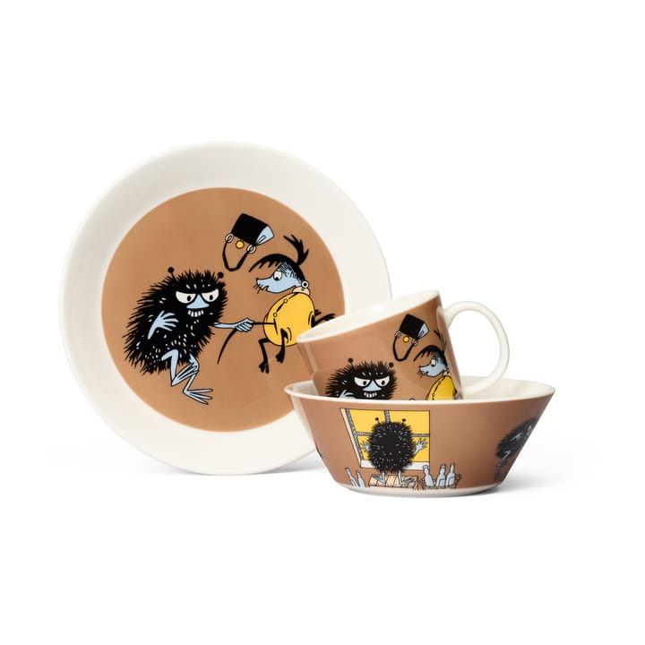 Stinky in action Moomin bowl - Brown - Arabia