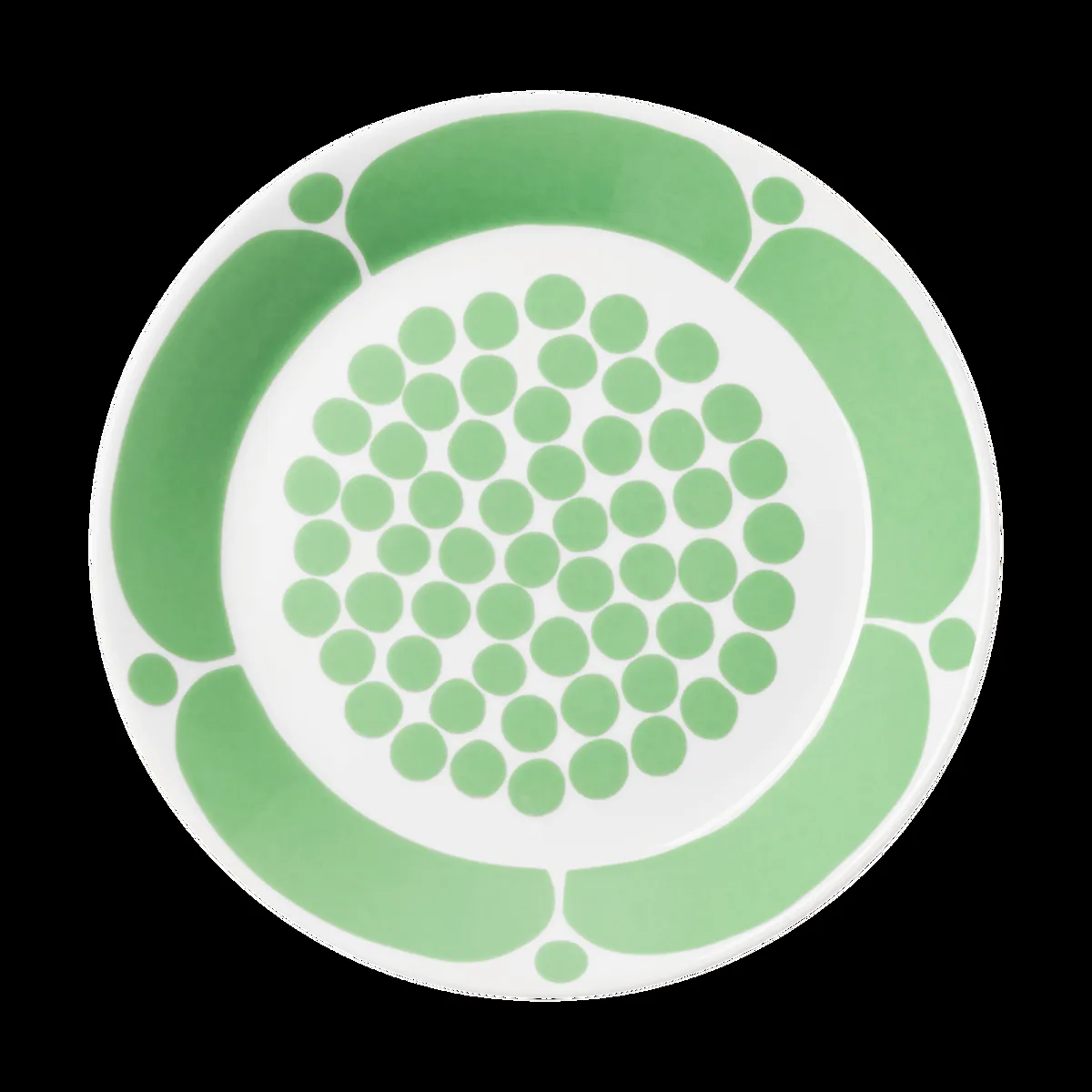 Arabia Sunnuntai plate Green, Ø21 cm