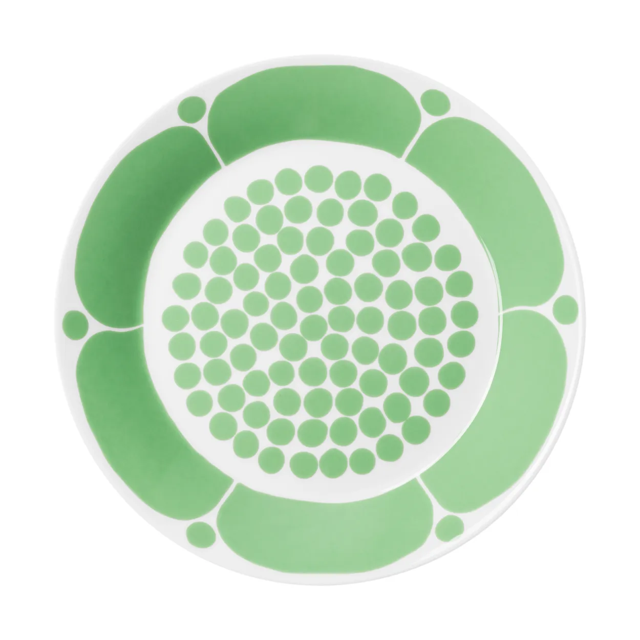 Arabia Sunnuntai plate Green, o26 cm | Scandinavian Design | Small plates & side plates | Green