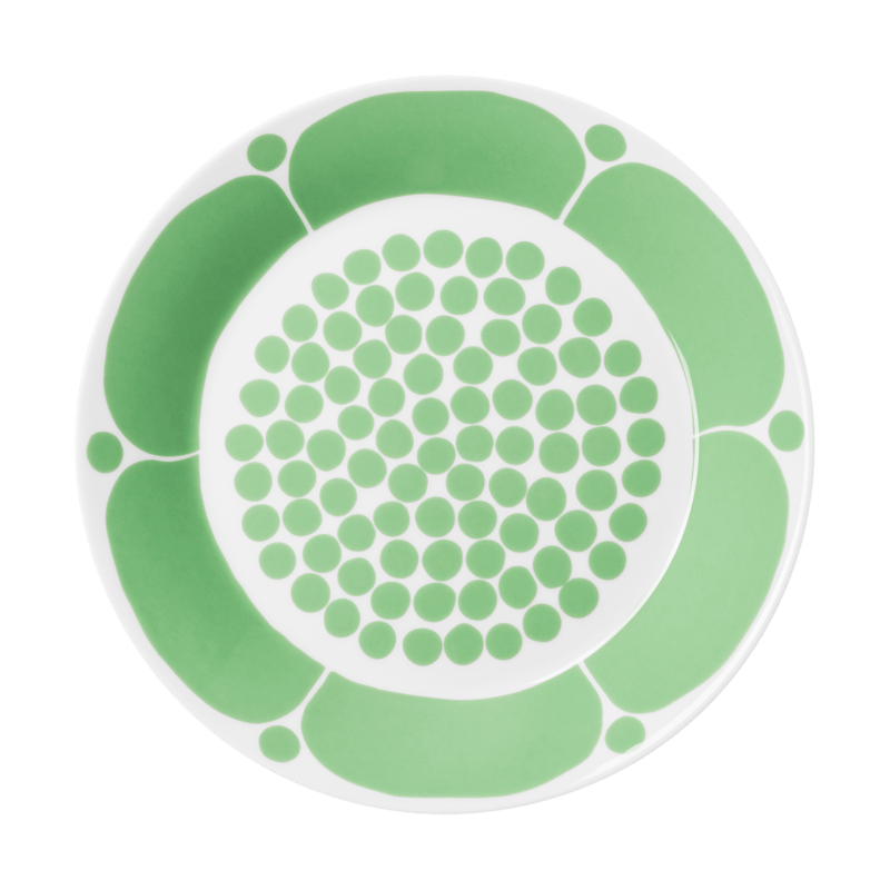 Arabia Sunnuntai plate Green, Ø26 cm