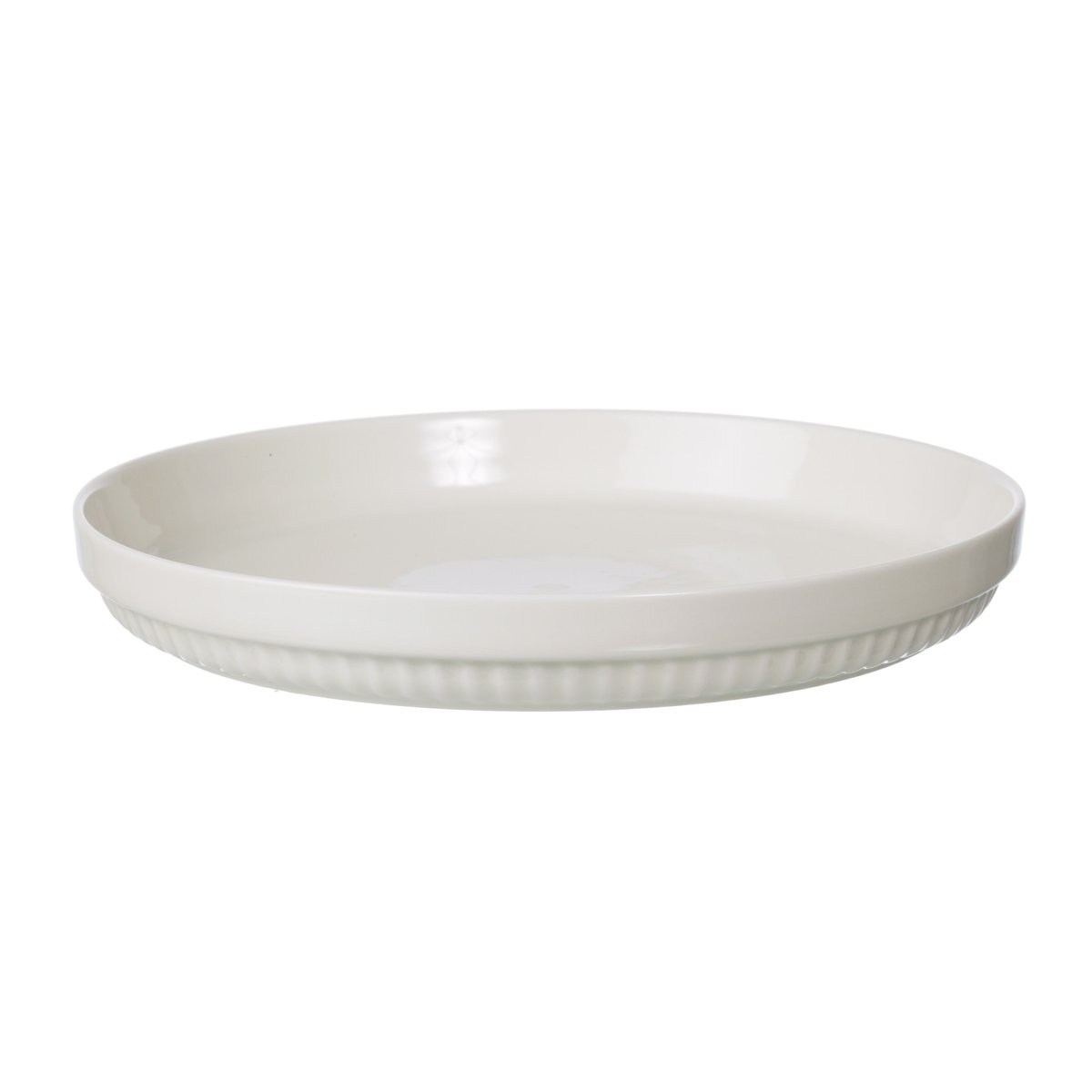 Arabia Uunikokki pie dish o28 cm white | Scandinavian Design | Round flat oven & flan dishes | White