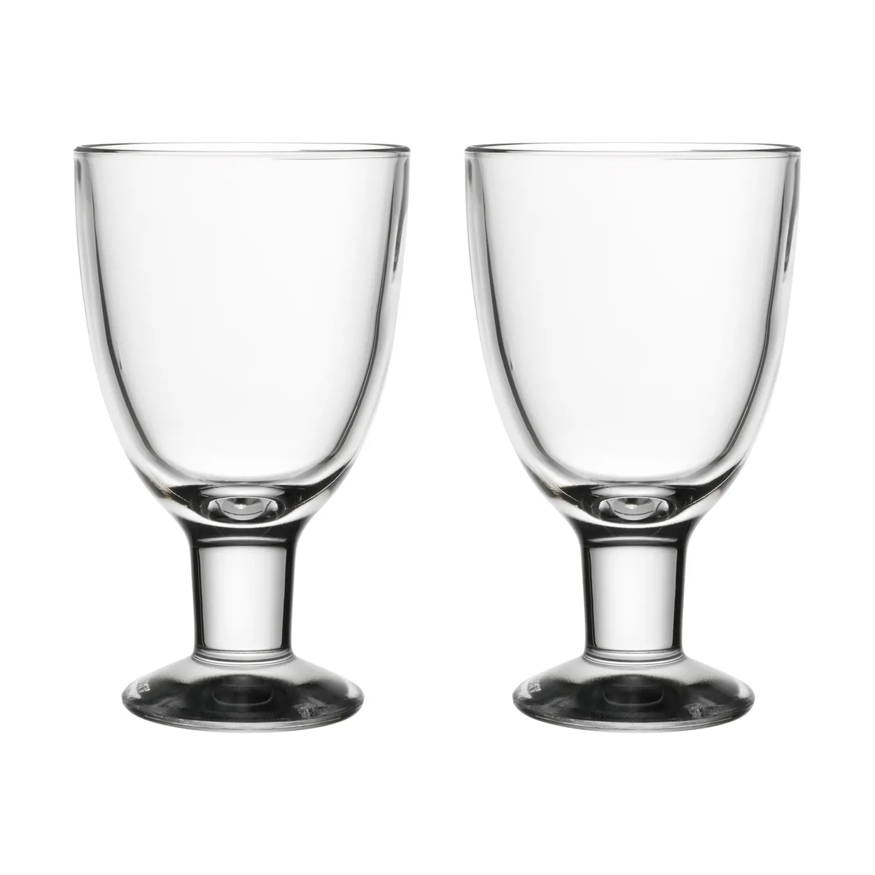 Arabia Verna glass 22 cl 2-pack Clear | Scandinavian Design | Drinking glasses & tumblers | Transparent